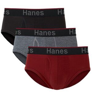 NWT Hanes Comfort Flex Fit Men’s Briefs with Total Support Pouch – 3-Pack